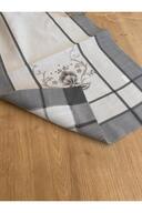 Cream grey soft linen asude