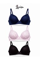 Navy blue floral polka dot red