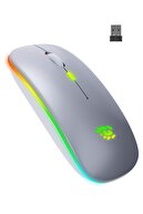 Katsuta Wm-1620 Kablosuz Şarj Edilebilir 1600dpi Led Işıklı Şarjlı Sessiz Beyaz Mouse