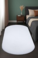White Oval Overlock