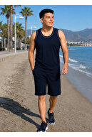 Navy-Sleeveless