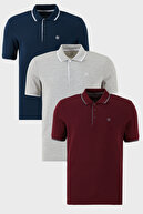 Cherry-Gray Melange-Indigo