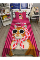 CAT FUSHSIA STRIPES