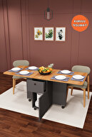 Dark Gray / Light Walnut