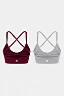 Burgundy - Grey