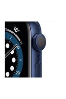 Apple Watch Series 6 Gps 40 Mm Mavi Alüminyum Kasa Ve Koyu Lacivert Spor Kordon