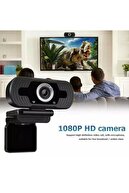 HD Basım 1080 P Ful Hd Mikrofonlu Eba Uyumlu Webcam Pc Kamerası %100hd Görüntü Kalitesi