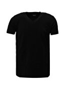 Lufian Tuna Basic T- Shirt Siyah