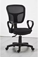 CLK Siyah Fileli Bilgisayar Ofis Çalışma Sandalyesi Koltuğu
