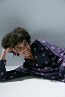 Penti Mor Purple Dots Pijama Takımı