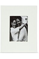 Vural Foto Baskı 100lü 15x20cm Fotoğraf Albümü Beyaz - Deri Kaplı Foto Pencereli - Aile Resimleri Için Album
