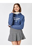 Koton Kapüşonlu Baskılı Sweatshirt