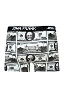 John Frank Erkek Dollar Desenli Boxer