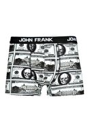 John Frank Erkek Dollar Desenli Boxer
