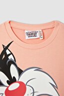 Defacto Kız Çocuk Looney Tunes Lisanslı Regular Fit Bisiklet Yaka Sweatshirt