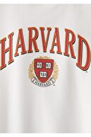Mavi Harvard Baskılı Beyaz Sweatshirt 1610230-620