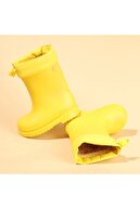 IGOR W10101 Chufo Cuello Çocuk Kürklü Sarı Yağmur Çizmesi