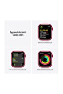 Apple Watch Seri 7 GPS 41mm (PRODUCT)RED Alüminyum Kasa ve (PRODUCT)RED Spor Kordon - MKN23TU/A
