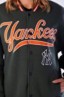 The Champ Global Unisex Haki Ny Yankees Oversize Kolej Ceket