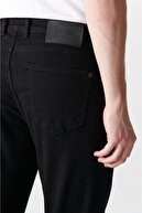 Avva Erkek Siyah Comfort Slim Fit Jean Pantolon E003512