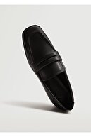 Mango Kadın Siyah Sivri Uçlu Loafer Ayakkabı
