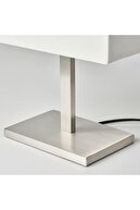 IKEA Masa Lambası-abajur Meri Dyendukkan 36 Cm Nikelaj Kaplama-beyaz Renk 8.6 W