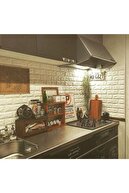 Renkli Duvarlar Mutfak Tezgah Arası Tuğla Kendinden Yapışkanlı Panel Silinebilir
