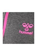HUMMEL Camillest Koyu Gri Kadın Fermuarlı Kapüşonlu Sweatshirt