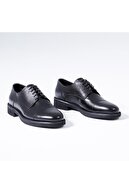 CZ London Hakiki Deri Erkek Klasik Ayakkabı Bağcıklı Derby