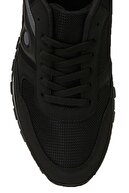 Altınyıldız Classics Erkek Siyah Casual Spor Sneaker Ayakkabı