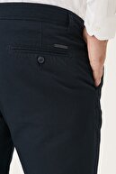 Altınyıldız Classics Erkek Lacivert Kanvas Slim Fit Dar Kesim Yan Cep %100 Pamuk Chino Pantolon