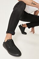 Altınyıldız Classics Erkek Siyah Siyah Spor Sneaker Ayakkabı