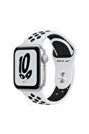 Apple Watch Se Mkq23tu/a 40mm-gümüş Kasa-saf Platın/siyah Nıke Spor Kordon