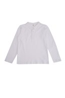 TRENDYOLKIDS Beyaz Unisex Örme Polo Yaka T-shirt TKDAW22PO0005