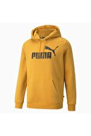 Puma Big Logo Erkek Sarı Sweatshirt (586687-37)