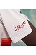 Lacoste Sport X Novak Djokovic Erkek Regular Fit Renk Bloklu Beyaz Polo