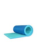 EgeOnline Academy Pilates Minderi Yoga Ve Egzersiz Matı Turkuaz Taşınabilir Askılı 10mm Mat