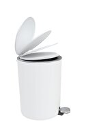 Prima Nova Lenox 5 lt Pedallı Çöp Kovası Beyaz
