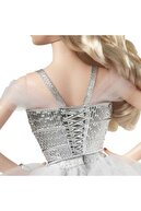 Barbie 2021 Mutlu Yıllar Bebeği Dalgalı Sarı Saçlı, 30 Cm.gümüş Rengi Elbiseli Gxl18