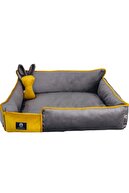 Nohov Premium Lux Seri Iç Mekan Fermuarlı Yıkanabilir Kedi Ve Köpek Yatağı (80*100cm) Xlarge