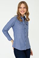 US Polo Assn Lacivert Kadın Gömlek