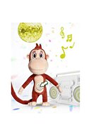 Kukuli Peluş Oyuncak Maymun Müzikli 40 Cm Orjinal Oyuncak Peluş Müzikli Sesli Scntoys