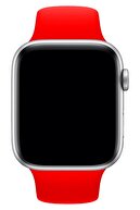 Fibaks Apple Watch 2 3 4 5 6 7 Se Nike 42 44 45mm A+ Kalite Kordon Kayış Bileklik Klasik Kaliteli Silikon