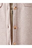 Koton Düğmeli Uzun Ceket