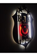 dekoraven Beşiktaş Led Işıklı Tablo