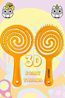 Mixup 3d Soft Touch Saç Fırçası Turuncu