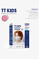 TTMedical 10'lu Çocuk Pembe 5 Katmanlı Üstün Koruma Fda Belgeli Yüz Maskesi Esnek Kulak Ipli Özel Üretim