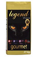 Legend Gold Gourmet Düşük Tahıllı Kuzu Etli, Tavuklu Ve Balıklı Yetişkin Kedi Maması 15 Kg (gdo 'suz)
