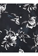 Koton Çiçek Desenli Kısa Kollu Regular Fit Gömlek