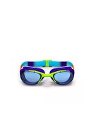 Nabaiji Mavi Turuncu Çocuk Yüzücü Gözlüğü - S Boy - Şeffaf Camlar - Xbase Dye Nabaıjı